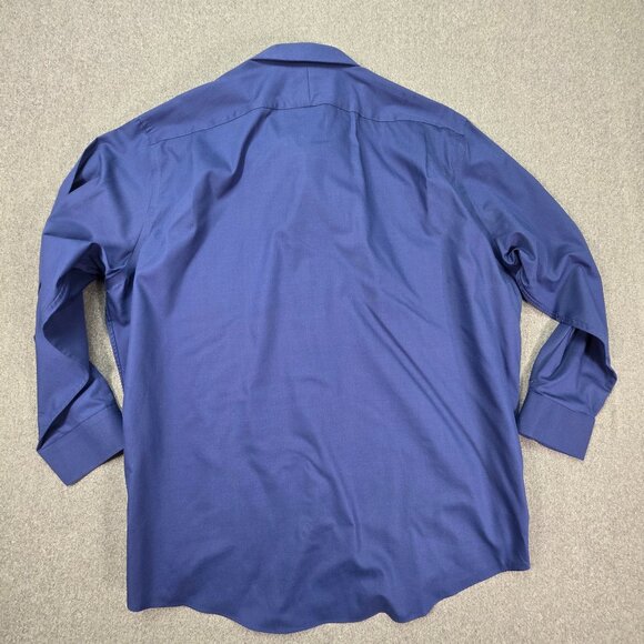 2 X Nordstrom Dress Shirts Mens 18.5-34/35 Check Non Iron Stretch Traditional - Picture 10 of 13